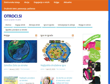 Tablet Screenshot of otroci.si